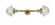 Oxford - 2 Light - 8 inch - Brushed Brass - Adjustable Bath Vanity Light (3442|208L-BB-G532)