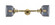 Bell - 2 Light - 8 inch - Brushed Brass - Adjustable Bath Vanity Light (3442|208L-BB-G73)