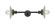 Halophane - 2 Light - 9 inch - Matte Black - Adjustable Bath Vanity Light (3442|208L-BK-G2)