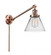 Cone - 1 Light - 8 inch - Antique Copper -Adjustable Swing Arm (3442|237-AC-G42)