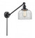Bell - 1 Light - 8 inch - Matte Black -Adjustable Swing Arm (3442|237-BK-G72)