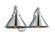 Briarcliff - 2 Light - 18 inch - Polished Chrome - Adjustable Bath Vanity Light (3442|515-2W-PC-M10-PC-LED)