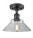 Orwell - 1 Light - 8 inch - Matte Black - Semi-Flush Mount (3442|516-1C-BK-G132)