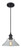 Orwell - 1 Light - 8 inch - Matte Black - Cord hung - Mini Pendant (3442|516-1P-BK-G132)