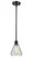 Conesus - 1 Light - 6 inch - Matte Black - Mini Pendant (3442|516-1S-BK-G275-LED)