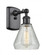 Conesus - 1 Light - 6 inch - Matte Black - Sconce (3442|516-1W-BK-G275-LED)
