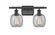 Belfast - 2 Light - 16 inch - Matte Black - Bath Vanity Light (3442|516-2W-BK-G104)