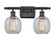 Belfast - 2 Light - 16 inch - Matte Black - Bath Vanity Light (3442|516-2W-BK-G105)