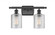 Cobbleskill - 2 Light - 15 inch - Matte Black - Bath Vanity Light (3442|516-2W-BK-G112)