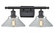 Orwell - 2 Light - 18 inch - Matte Black - Bath Vanity Light (3442|516-2W-BK-G132)