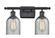 Caledonia - 2 Light - 15 inch - Matte Black - Bath Vanity Light (3442|516-2W-BK-G257-LED)