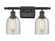 Caledonia - 2 Light - 15 inch - Matte Black - Bath Vanity Light (3442|516-2W-BK-G259)