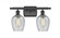 Salina - 2 Light - 16 inch - Matte Black - Bath Vanity Light (3442|516-2W-BK-G292)
