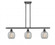 Belfast - 3 Light - 36 inch - Matte Black - Stem hung - Island Light (3442|516-3I-BK-G105)
