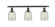 Caledonia - 3 Light - 25 inch - Matte Black - Bath Vanity Light (3442|516-3W-BK-G259)