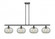 Gorham - 4 Light - 48 inch - Matte Black - Stem hung - Island Light (3442|516-4I-BK-G249-LED)