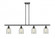 Caledonia - 4 Light - 48 inch - Matte Black - Stem hung - Island Light (3442|516-4I-BK-G259-LED)