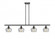 Fenton - 4 Light - 48 inch - Matte Black - Stem hung - Island Light (3442|516-4I-BK-G92-LED)