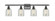 Caledonia - 4 Light - 35 inch - Matte Black - Bath Vanity Light (3442|516-4W-BK-G259)