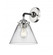 Cone - 1 Light - 8 inch - Black Polished Nickel - Sconce (3442|284-1W-BPN-G42)