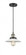 Halophane - 1 Light - 9 inch - Black Antique Brass - Cord hung - Mini Pendant (3442|201C-BAB-G1-LED)