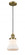 Bellmont - 1 Light - 6 inch - Brushed Brass - Cord hung - Mini Pendant (3442|201C-BB-G191-LED)