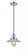 Halophane - 1 Light - 9 inch - Polished Chrome - Cord hung - Mini Pendant (3442|201C-PC-G2-LED)