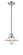 Halophane - 1 Light - 9 inch - Polished Nickel - Cord hung - Mini Pendant (3442|201C-PN-G1)