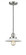 Halophane - 1 Light - 9 inch - Brushed Satin Nickel - Cord hung - Mini Pendant (3442|201C-SN-G1)