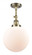 Beacon - 1 Light - 10 inch - Antique Brass - Adjustable Semi-Flush Mount (3442|201F-AB-G201-10)