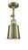 Addison - 1 Light - 5 inch - Antique Brass - Adjustable Semi-Flush Mount (3442|201F-AB-M9-AB-LED)