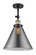 Cone - 1 Light - 12 inch - Black Antique Brass - Adjustable Semi-Flush Mount (3442|201F-BAB-G43-L)