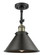 Briarcliff - 1 Light - 10 inch - Black Antique Brass - Adjustable Semi-Flush Mount (3442|201F-BAB-M10-BK-LED)