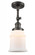 Canton - 1 Light - 6 inch - Oil Rubbed Bronze - Adjustable Semi-Flush Mount (3442|201F-OB-G181)