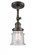 Canton - 1 Light - 5 inch - Oil Rubbed Bronze - Adjustable Semi-Flush Mount (3442|201F-OB-G184S)