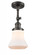 Bellmont - 1 Light - 6 inch - Oil Rubbed Bronze - Adjustable Semi-Flush Mount (3442|201F-OB-G191)