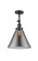 Cone - 1 Light - 12 inch - Oil Rubbed Bronze - Adjustable Semi-Flush Mount (3442|201F-OB-G43-L)