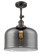 Bell - 1 Light - 12 inch - Oil Rubbed Bronze - Adjustable Semi-Flush Mount (3442|201F-OB-G73-L)