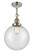 Beacon - 1 Light - 10 inch - Polished Nickel - Adjustable Semi-Flush Mount (3442|201F-PN-G204-10)