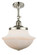 Oxford - 1 Light - 12 inch - Polished Nickel - Adjustable Semi-Flush Mount (3442|201F-PN-G541-LED)