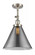 Cone - 1 Light - 12 inch - Brushed Satin Nickel - Adjustable Semi-Flush Mount (3442|201F-SN-G43-L)
