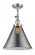 Cone - 1 Light - 12 inch - Brushed Satin Nickel - Adjustable Semi-Flush Mount (3442|201F-SN-G43-L-LED)
