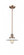 Halophane - 1 Light - 9 inch - Antique Copper - Stem Hung - Mini Pendant (3442|201S-AC-G1-LED)
