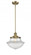 Oxford - 1 Light - 12 inch - Brushed Brass - Stem Hung - Mini Pendant (3442|201S-BB-G542-LED)