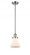 Bellmont - 1 Light - 7 inch - Brushed Satin Nickel - Stem Hung - Mini Pendant (3442|201S-SN-G191-LED)