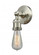 Bare Bulb - 1 Light - 5 inch - Brushed Satin Nickel - ADA Compliant Sconce (3442|202ADA-SN-LED)