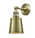 Addison - 1 Light - 5 inch - Antique Brass - Adjustable Sconce (3442|203-AB-M9-AB-LED)