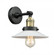 Halophane - 1 Light - 9 inch - Black Antique Brass - Adjustable Sconce (3442|203-BAB-G1-LED)