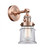 Canton - 1 Light - 5 inch - Antique Copper - Adjustable Sconce (3442|203SW-AC-G182S)