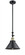 Briarcliff - 1 Light - 10 inch - Black Antique Brass - Stem Hung - Adjustable Mini Pendant (3442|206-BAB-M10-BK)